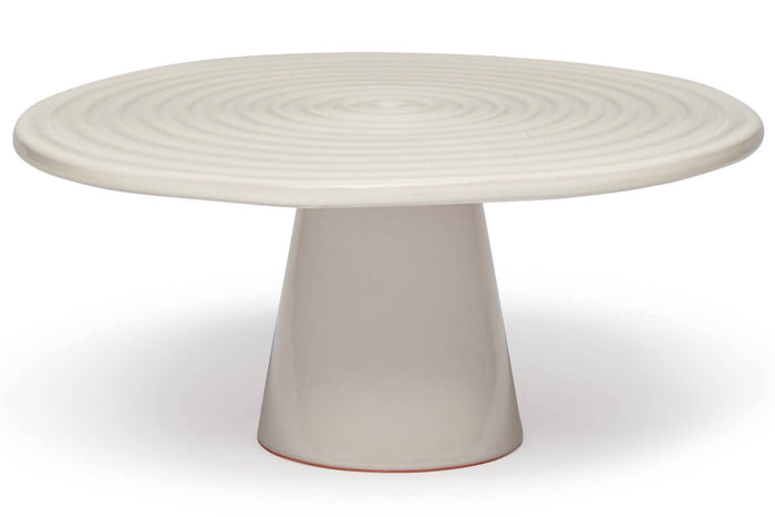 Plateau de présentation 25cm Dutch Deluxes en céramique blanche