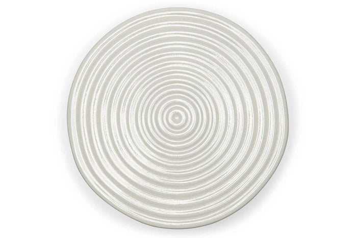 Plateau de présentation 25cm Dutch Deluxes en céramique blanche