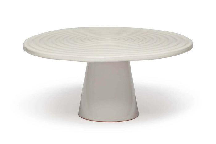 Plateau de présentation ø20cm Dutch Deluxes en céramique blanche