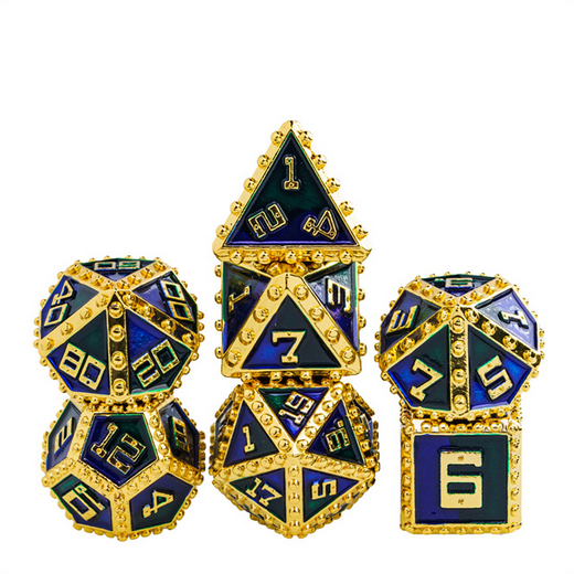 Prince's Brigandine Armor RPG Metal Dice Set