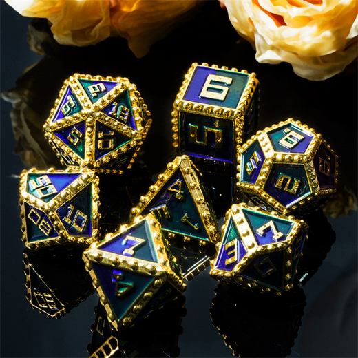 Prince's Brigandine Armor RPG Metal Dice Set