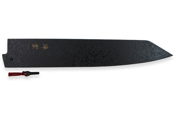 Protège-lame Kanetsugu Saya en bois de magnolia pour couteau Sujihiki Zuiun