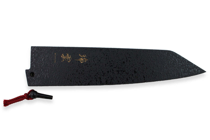 Protège-lame Kanetsugu Saya en bois de magnolia pour couteau universel Zuiun
