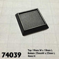 RPR 1" Square Plastic Base (20)