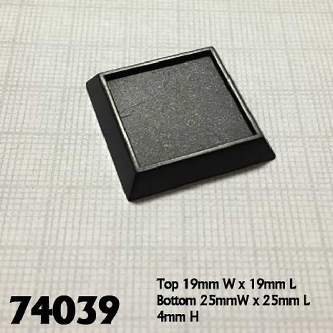RPR 1" Square Plastic Base (20)
