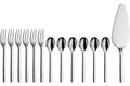 Service à gâteau WMF Nuova 13 pièces en acier inox 18/10 Cromargan