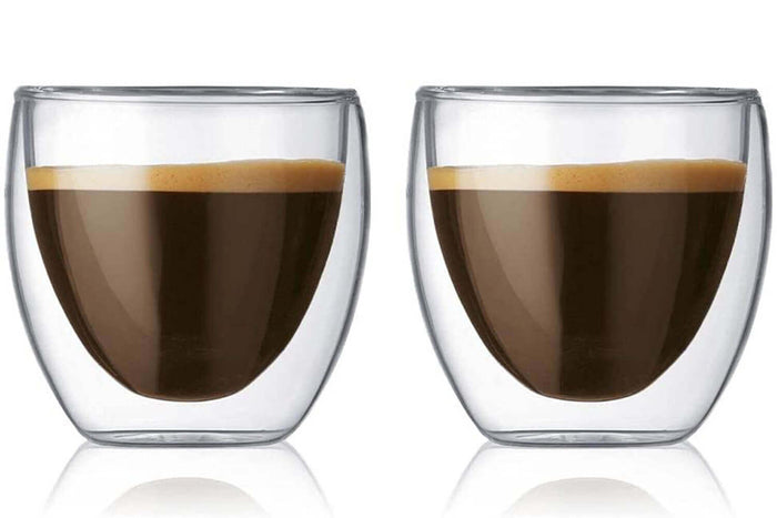 Set 2 verres Bodum Pavina 8cl double paroi