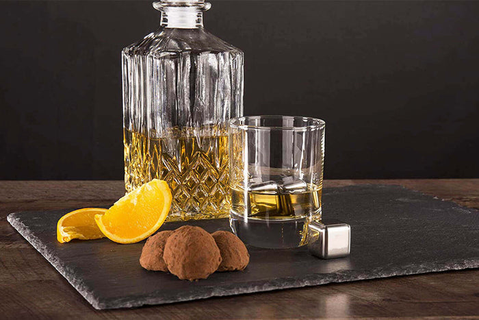Set 4 pierres à whisky Vacu Vin