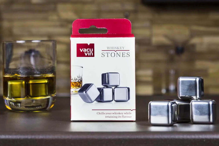 Set 4 pierres à whisky Vacu Vin