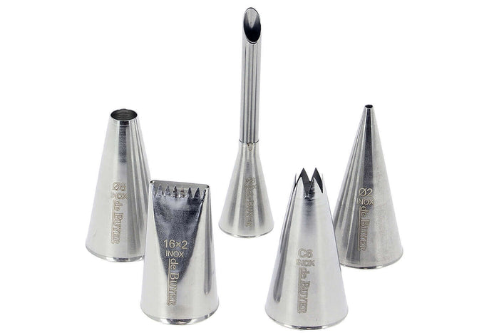 Set 5 douilles De Buyer en acier inox