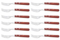 Set de 12 fourchettes Tramontina Gaucho manche rouge