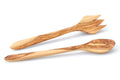 Set de 2 couverts à salade Continenta en bois d'olivier 30,5cm