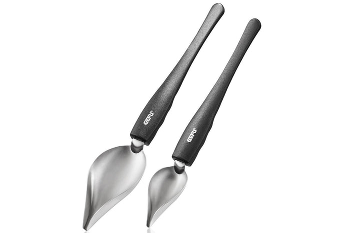 Set de 2 cuillères à décorer Gefu Kulinari en acier inoxydable