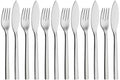 Set de 6 fourchettes et 6 couteaux à poisson WMF Nuova en acier inox 18/10 Cromargan