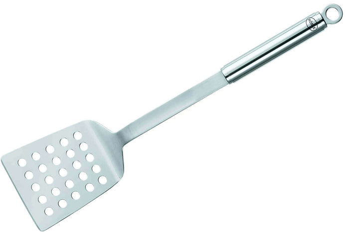 Spatule à barbecue perforée Rösle 46cm en acier inoxydable 18/10