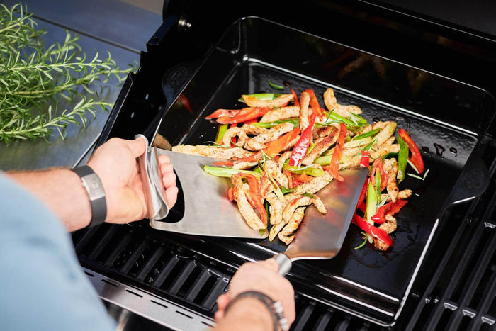 Spatule à plancha étroite Rösle en acier inoxydable 18/10