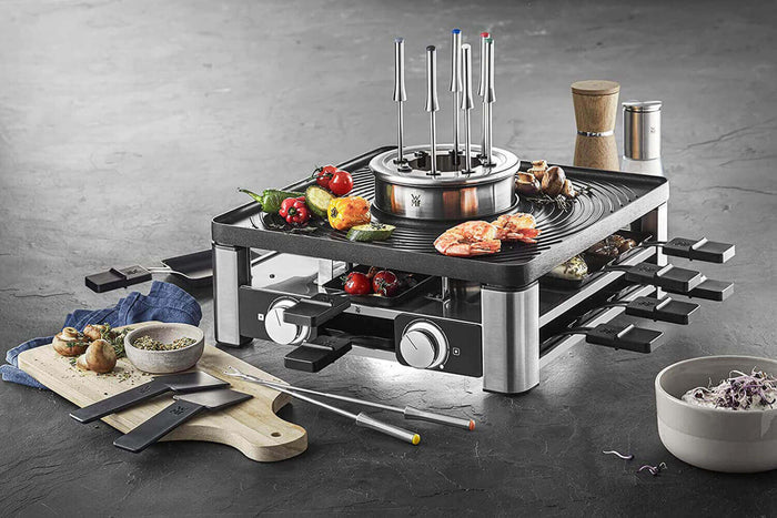 Station Gourmet 3-en-1 WMF Lumero raclette, fondue et grillade