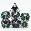 SteamPunk Dark Lord Metal RPG Dice Set