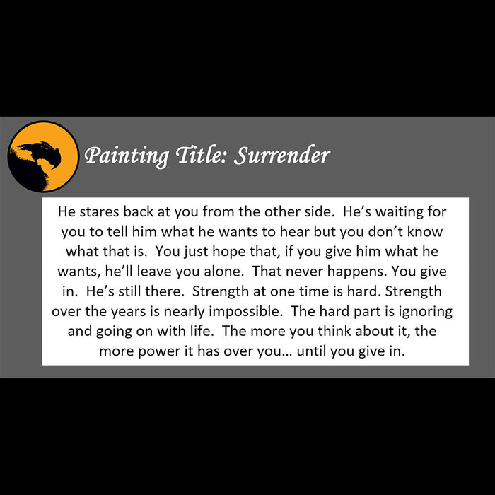 Surrender Print <br>(about eventually giving in)