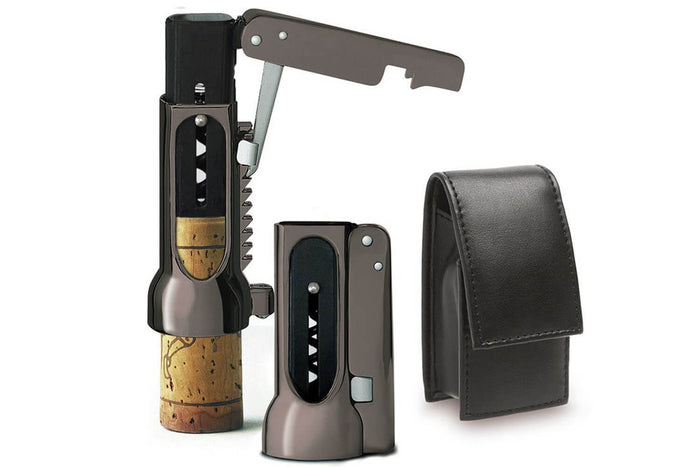Tire bouchon à crémaillère Pulltex Brucart Graphite + étui offert