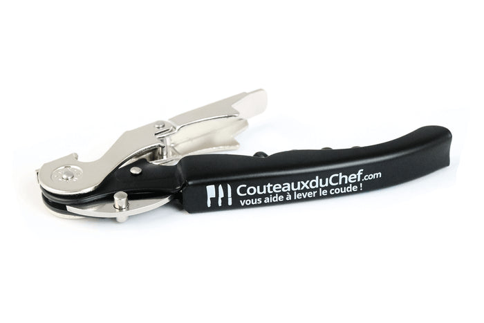 Tire-bouchon Pulltex x Couteauxduchef noir mat