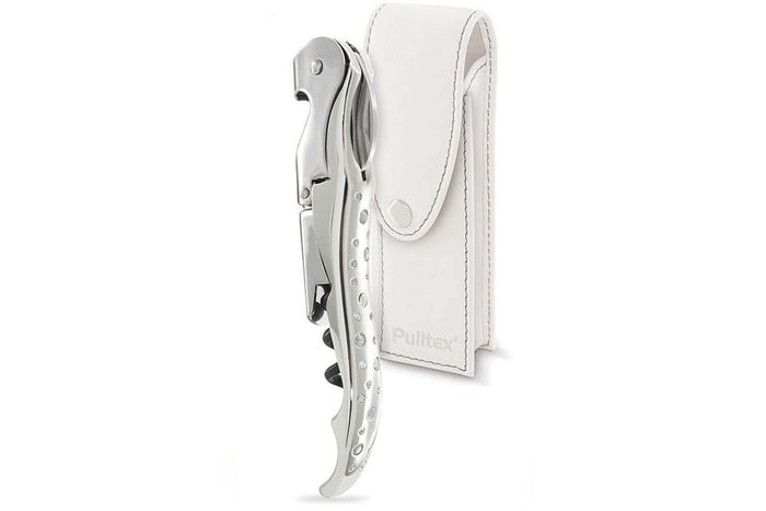 Tire bouchon sommelier Pulltex Pulltap's 26 Crystal + étui cuir offert
