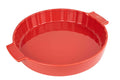 Tourtière Peugeot Appolia en céramique rouge Ø28cm
