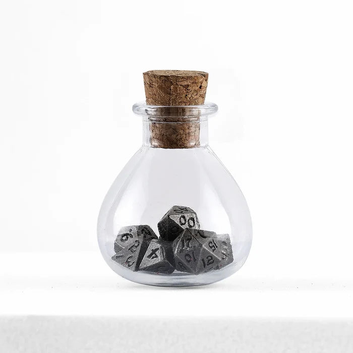 Unseelie Mini Metal RPG Set – Ancient Silver