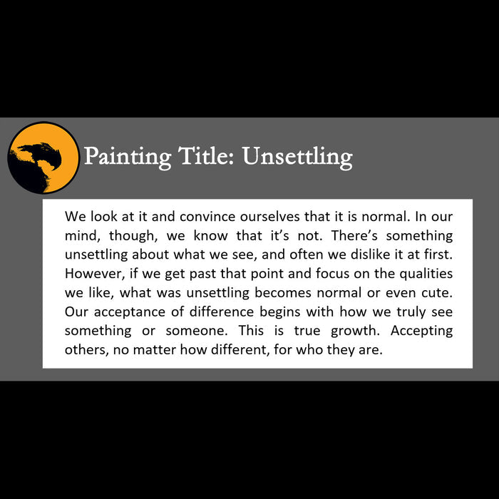 Unsettling Print <br>(about accepting differences)