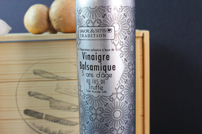 Vinaigre balsamique Savor&Sens 3 ans d'âge au jus truffe - 20cl