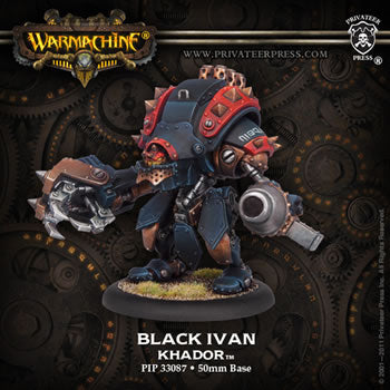 Warmachine Khador Black Ivan Heavy Warjack Upgrade Kit (OOP, Metal)