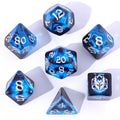 Wyrmforged RPG Dice Set – Dragon Eye Blue