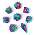 Wyrmforged RPG Dice Set – Frostbloom