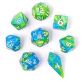 Wyrmforged RPG Dice Set – Verdant Stream